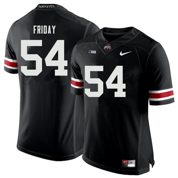 Ohio State Buckeyes #54 Tyler Friday College Football Jerseys Sale-Black